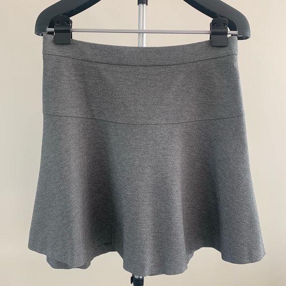 Banana Republic Gray Fit & Flare Ponte Skirt - Picture 4 of 11